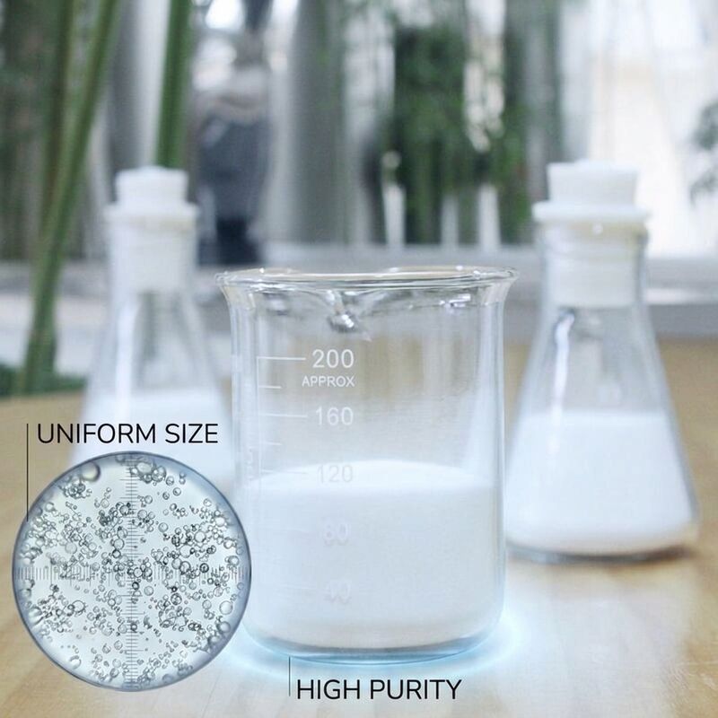 Bubble Kaca Kerongkongan HN15 Densitas Ultra Rendah 0.08-0.15 g/cm3 Filler Isolasi Termal untuk Lapisan hemat energi